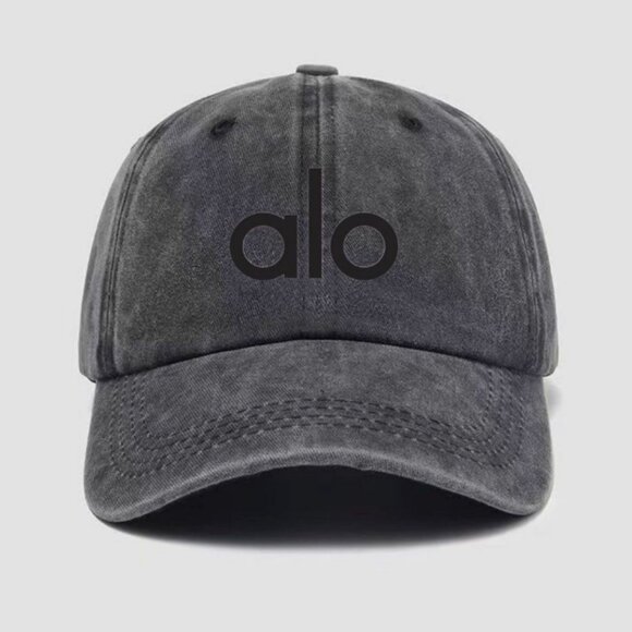 ALO letter baseball cap couple breathable hat casual duckbill cap men and women - Picture 1 of 4